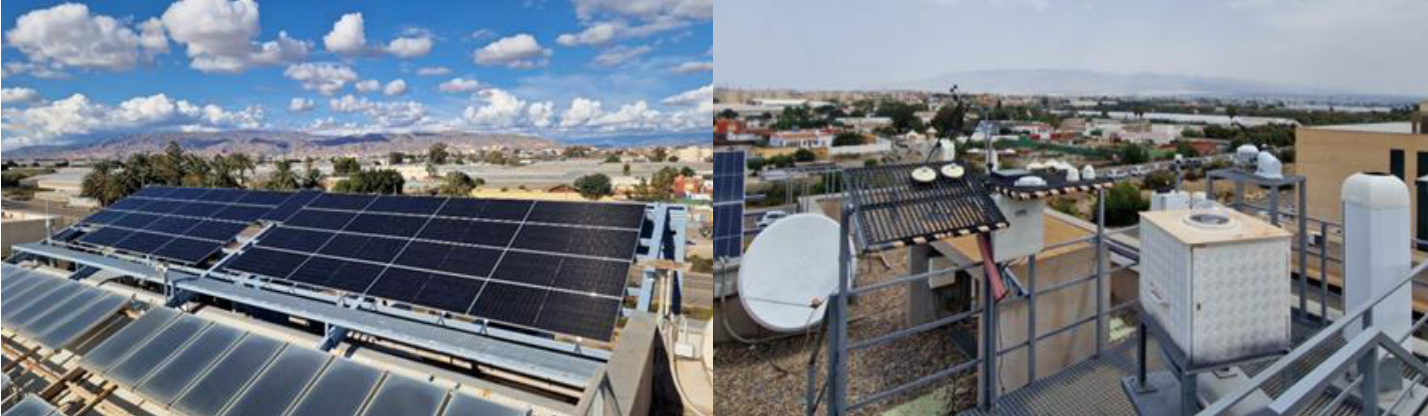 CIESOL solar plants and atmospheric station