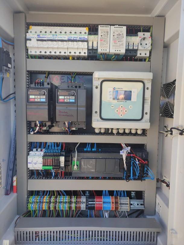 A.2.4 · Control cabinet of the demonstration plant.